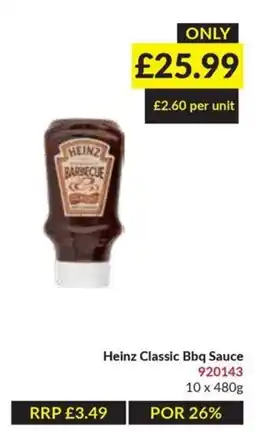 Musgrave MarketPlace Heinz classic bbq sauce offer