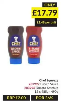 Musgrave MarketPlace Chef Squeezy Brown Sauce offer