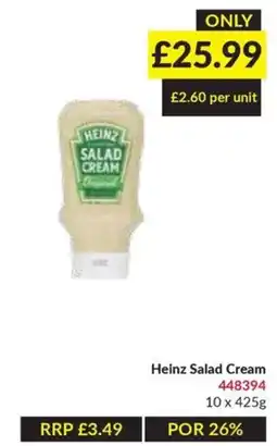 Musgrave MarketPlace Heinz salad cream offer