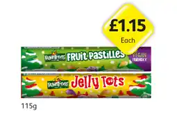 Londis Rowntrees Fruit Pastilles, Jelly Tots offer