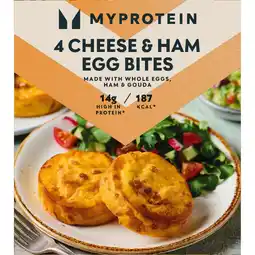 Iceland Myprotein Cheese & Ham Egg Bites 200g offer