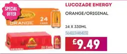 Bestway Lucozade energy orange/original offer