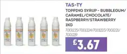 Bestway Tas-ty topping syrup offer