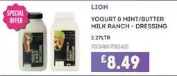 Bestway Lion yogurt & mint/butter milk ranch dressing offer