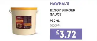 Nawhal's biggy burger sauce
