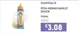 Bestway Nawhal's pita-kebab garlic sauce offer