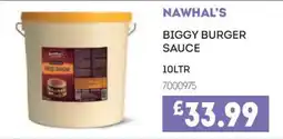 Bestway Nawhal's biggy burger sauce offer