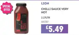 Bestway Lion chilli sauce very hot offer