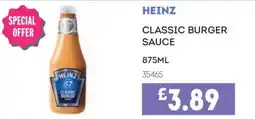 Bestway Heinz classic burger sauce offer