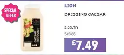 Bestway Lion caesar dressing offer