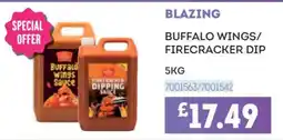 Bestway Blazing buffalo wings/ firecracker dip sauce offer