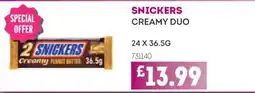 Bestway Snickers creamy duo offer