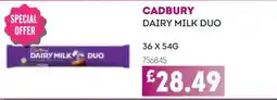 Bestway Cadbury dairy milk duo offer