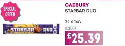 Bestway Cadbury starbar duo offer
