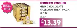 Bestway Ferrero rocher milk chocolate hazelnut treat pack offer