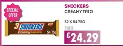 Bestway Snickers creamy trio offer