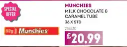 Bestway Munchies milk chocolate & caramel tube offer