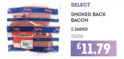 Bestway Select smoked back bacon offer