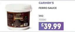 Bestway Carmen's ferro sauce offer