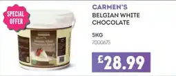 Bestway Carmen's belgian white chocolate offer