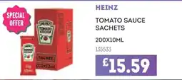 Bestway Heinz tomato sauce sachets offer