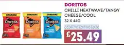 Bestway Doritos chilli heatwave/tangy cheese/cool offer