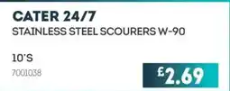 Bestway Cater 24/7 stainless steel scourers w-90 offer
