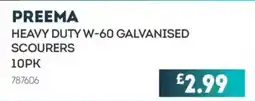 Bestway Preema heavy duty w-60 galvanised scourers offer