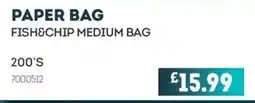 Bestway Paper bag fish&chip medium bag offer
