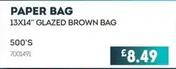 Bestway Paper bag glazed brown bag offer