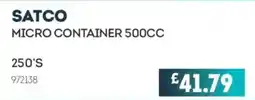 Bestway Satco micro container offer