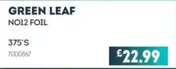 Bestway Green leaf no12 foil offer