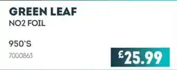 Bestway Green leaf no2 foil offer