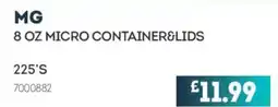 Bestway Mg 8 oz micro container&lids offer
