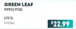 Bestway Green leaf foil offer