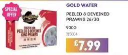 Bestway Gold Water peeled & deveined king prawns offer