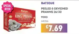 Bestway Batique peeled & deveined king prawns offer