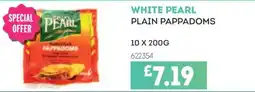 Bestway White pearl plain pappadoms offer