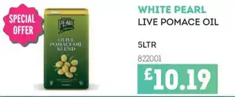 White pearl live pomace oil