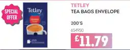 Bestway Tetley tea bags envelope offer