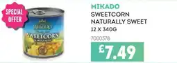 Bestway Mikado sweetcorn offer