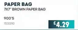 Bestway Paper bag brown paper bag offer