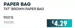 Bestway Paper bag brown paper bag offer