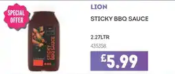 Bestway Lion sticky bbq sauce offer