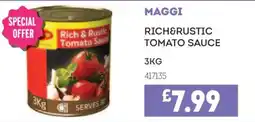 Bestway Maggi rich & rustic tomato sauce offer