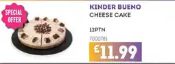 Bestway Kinder bueno cheese cake offer