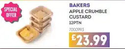 Bestway Bakers apple crumble custard offer