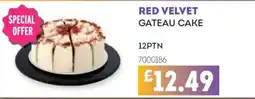 Bestway Red velvet gateau cake offer