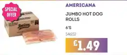 Bestway Americana jumbo hot dog rolls offer