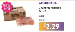 Bestway Americana 4.5 seed burger buns offer